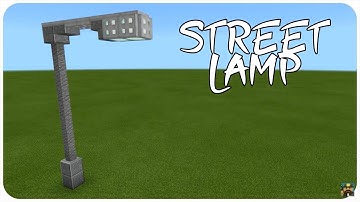 How to Build a City Street Lamp in Minecraft | Minecraft City Street Lamp Tutorial