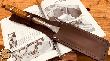 How To Make A Beautiful Leather Chisel Holster!
