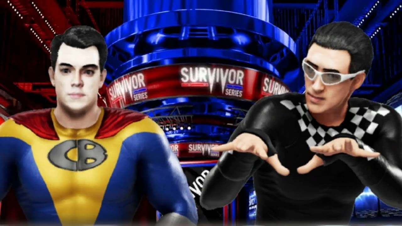 CAPTAIN BARBELL vs LASTIKMAN | Celebrity Wrestling Match - YouTube