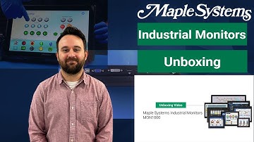 Unboxing a Maple Systems Industrial Monitor - MON1000