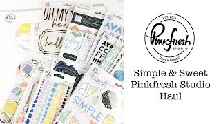 Scrapbooking - Pinkfresh Studio Simple & Sweet Bundle Haul