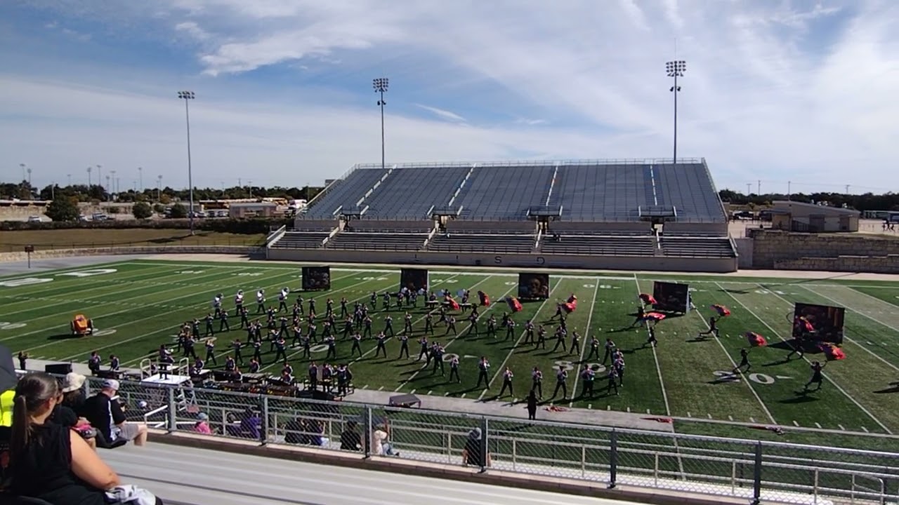 Warren Warrior Marching Band @ UIL Area H 2023 {"zoomed out"}
