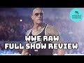 The rock teases match vs roman reigns  wwe raw full show review