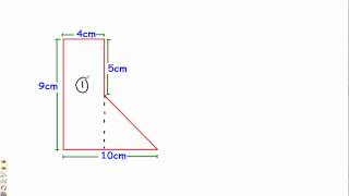 This video shows you how to find the area of composite shapes and then
has some practice questions for try.
