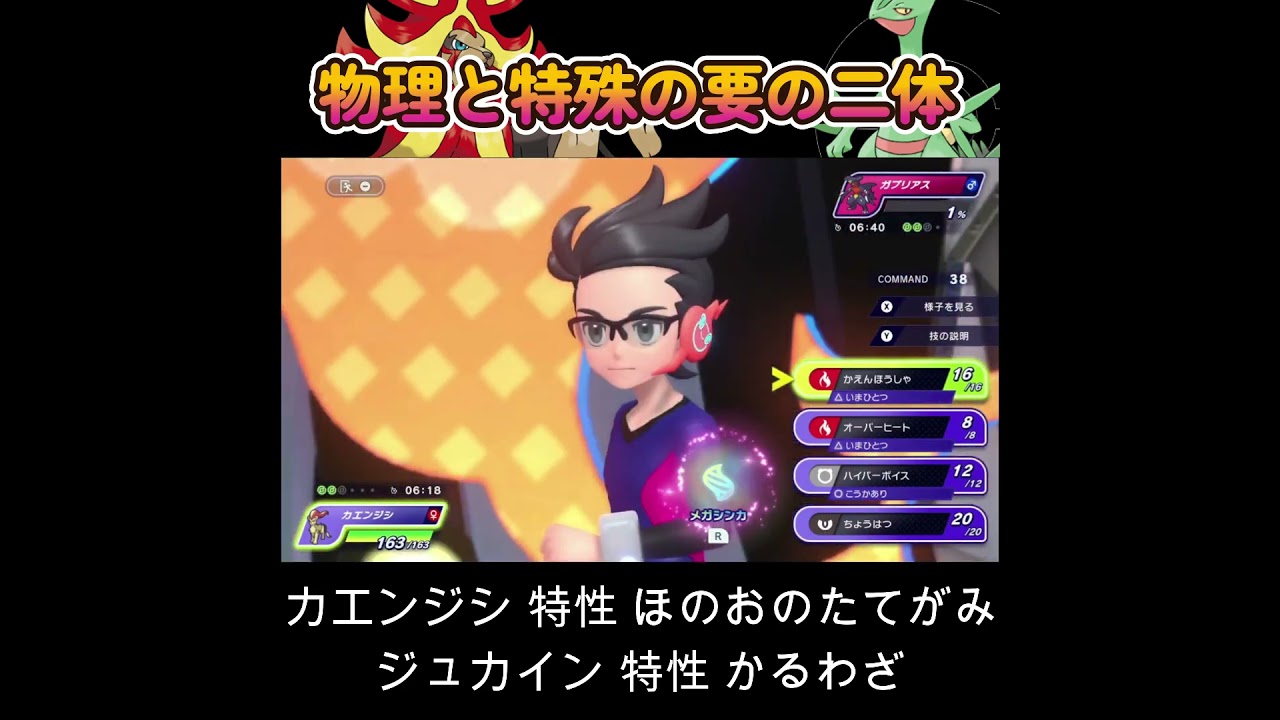 【ポケモンチャンピオンズ】物理と特殊アタッカーの要を担う二体!