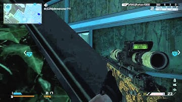 Call of Duty ghost across the map throwing knife!