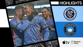 Video highlights for New York City FC 2-1 Charlotte FC