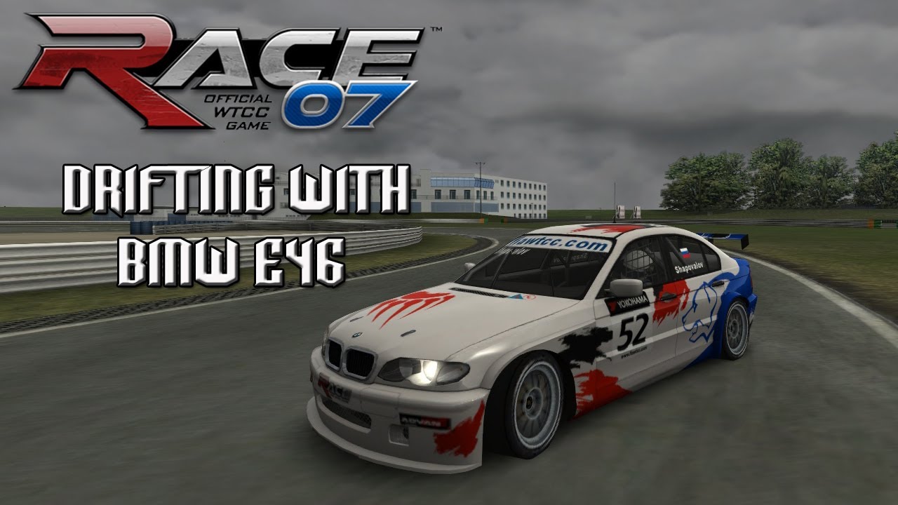 Race07 Drift try in rain with Logitech G27 900°