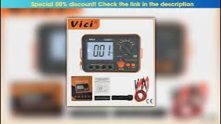 Slide Vici VC480C  SMQ/CNAS Calibrated Digital Milliohm Meter, 0.01m?-2k? 4-Wire Tester with Backli