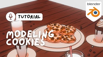 How to make 3D Stylized Cookies in Blender | Blender Tutorials