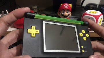 Turn DS Lite into Gameboy macro ~ black with green LED