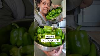 Freezing Bell Peppers