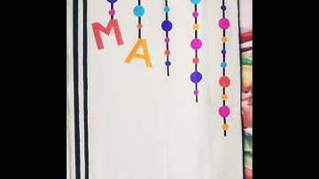 Maths art integrated project front page design😍