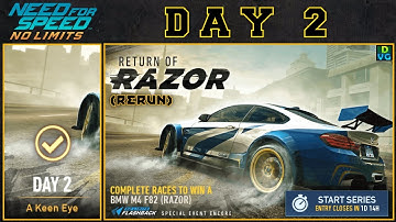 NFS No Limits | Return of Razor - BMW M4 (RAZOR) | Day 2
