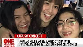 One Western Visayas Fans Ni Julie Anne San Jose Excited Sa Iya Concert