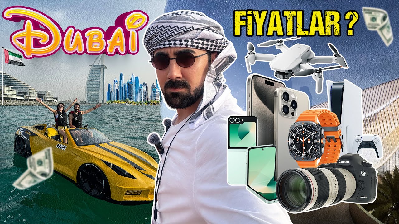 Dubai Teknoloji Fiyatlarına Şaşıracaksınız l Su Üstünde Araba Kullandım - 🇦🇪 2