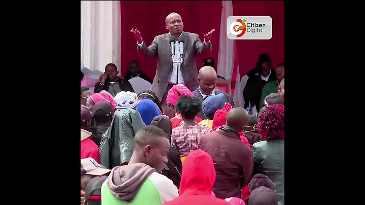 Don't drag me into your nonsense: Kindiki dismisses 'One term, Ruto must go' chants