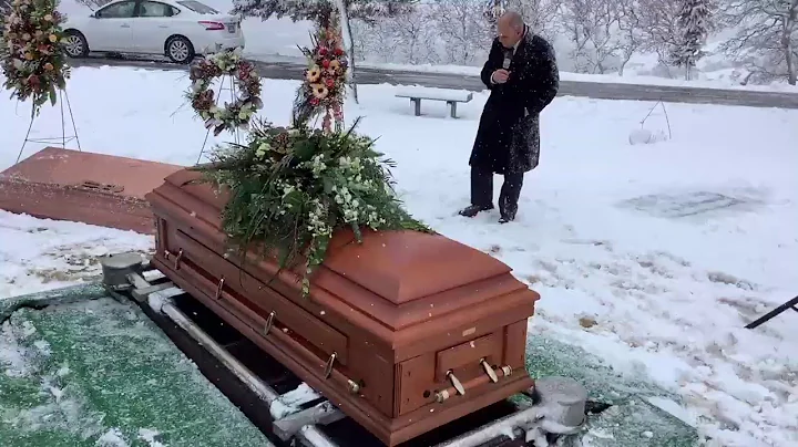Douglas Schaefer, graveside, 1/23/21