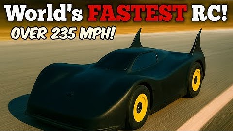 WORLDS FASTEST REMOTE CONTROL CAR!