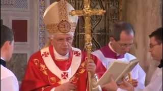Pope Benedict XVI Mass in Westminster Cathedral  Full Video