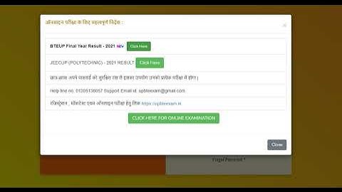 bteup/polytechnic final semester/year result declared/bteup final semester result 2021 abhi dekhe