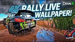 Muddy Rally Car Rain Live Wallpaper Loop | 4K PC Setup Aesthetic #turbo8176#livewallpaper#4k#laptop screenshot 5