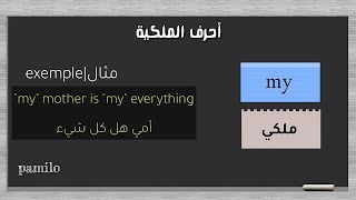 تعلم ضمائر الملكية في اللغة الانجليزية 