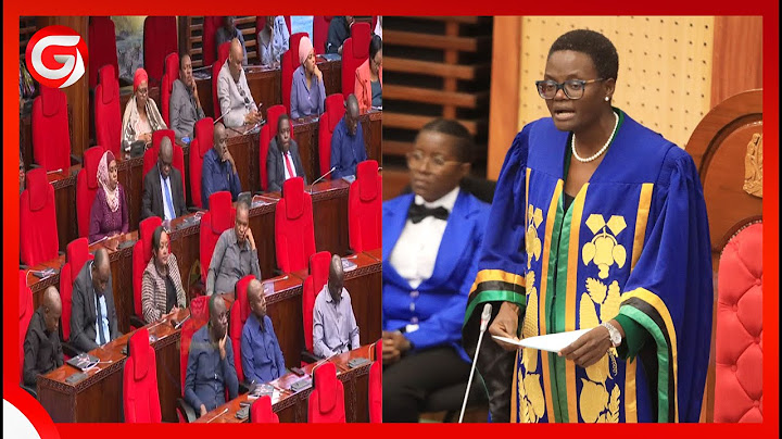 SAKATA la KENYA - SPIKA TULIA AWAKATAA WABUNGE -"SIYO MSIMAMO wa BUNGE -KANUNI na KATIBA VILIKIUKWA"