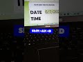 How to Insert Date and Time in Msword #short #viral #keyboard #computer