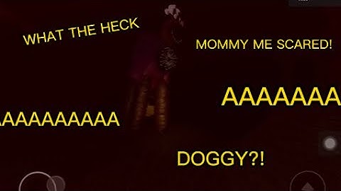 7 year old plays piggy the result of isolation Forest (?) | he hates doggy and is scared of forests