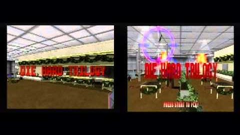 Die Hard Trilogy (Saturn vs. PSX comparison) - DH2 [higher quality]