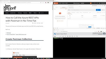 Azure REST APIs with Postman (2019)