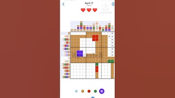 17 April 2025 Nonograms Color Daily Challenge answer &  how to solve @ZpuzzleZ