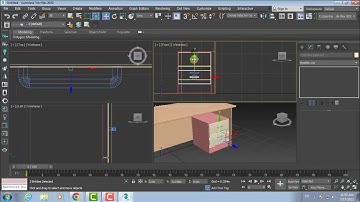 Modeling Low poly Table: 3ds Max Edit Poly Modifier