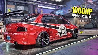 Need for Speed Heat Gameplay - 1000HP MITSUBISHI LANCER EVOLUTION IX Customization | Drift Build screenshot 5