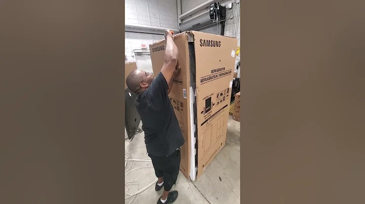 Samsung Refrigerator Unboxing