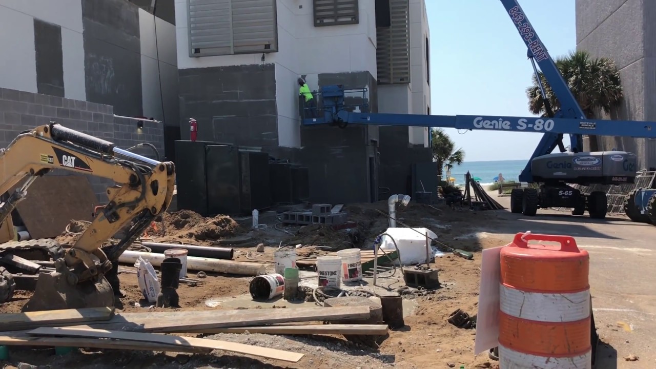 Ocean Boulevard Construction Update June 2018 Myrtle Beach