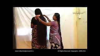 Traditional Group Brushing In India | How To Brush & Style Long Hair | Everyday Hairstyles.