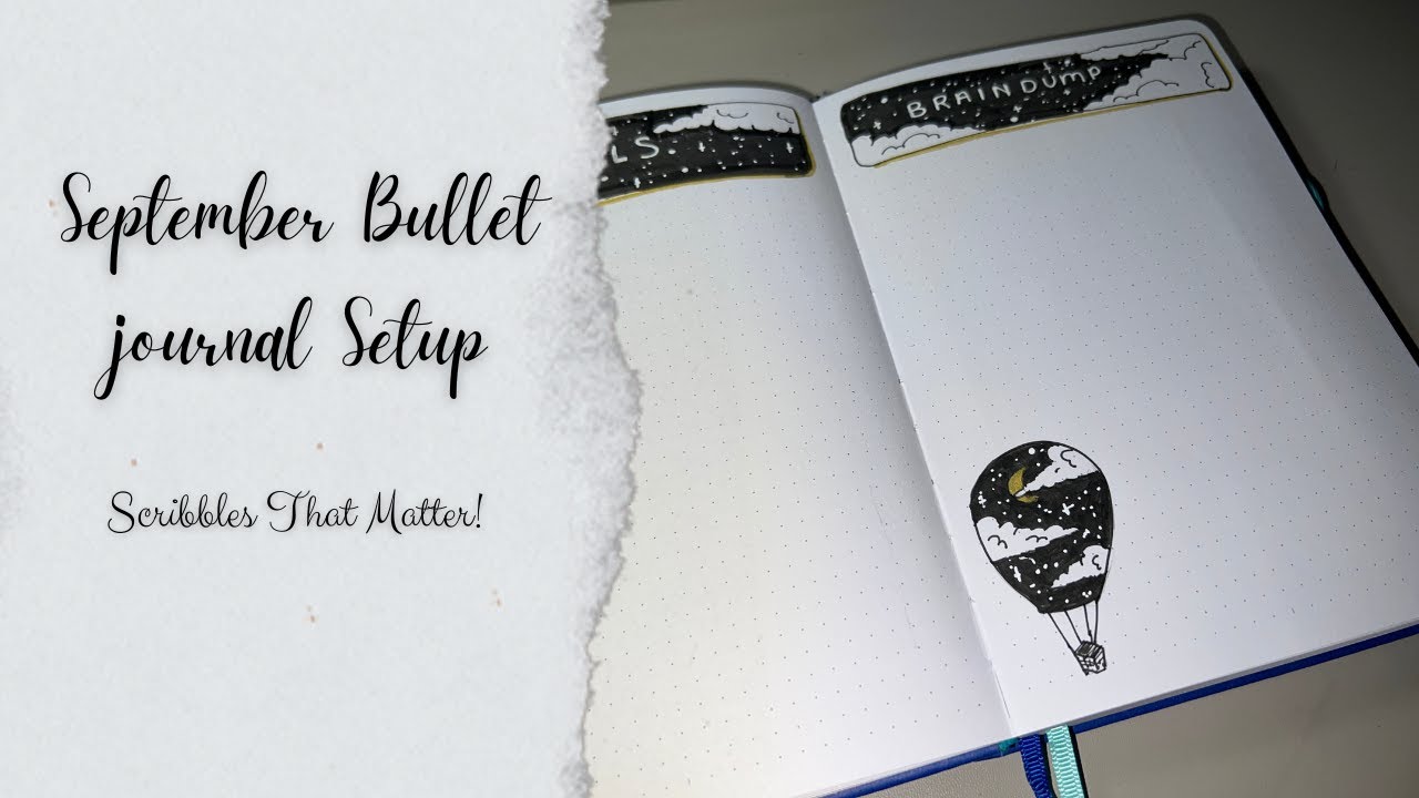 September 2022 Monthly Bullet Journal Setup || Scribbles That Matter ...