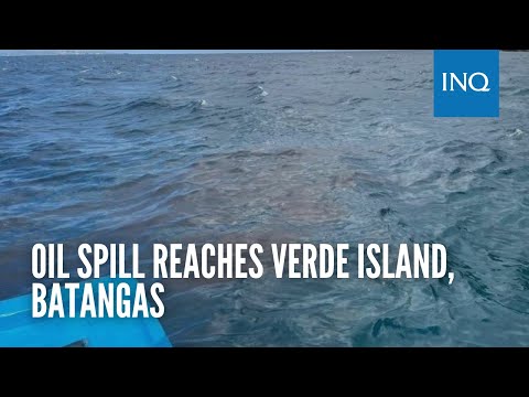 Oil spill reaches Verde Island, Batangas