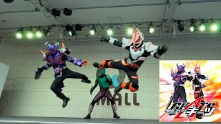 【仮面ライダーギーツ】　ギーツとバッファ登場　＃ギーツショー　＃バッファ　＃kamenrider #ヒーローショー  #qsmoll #キューズモール