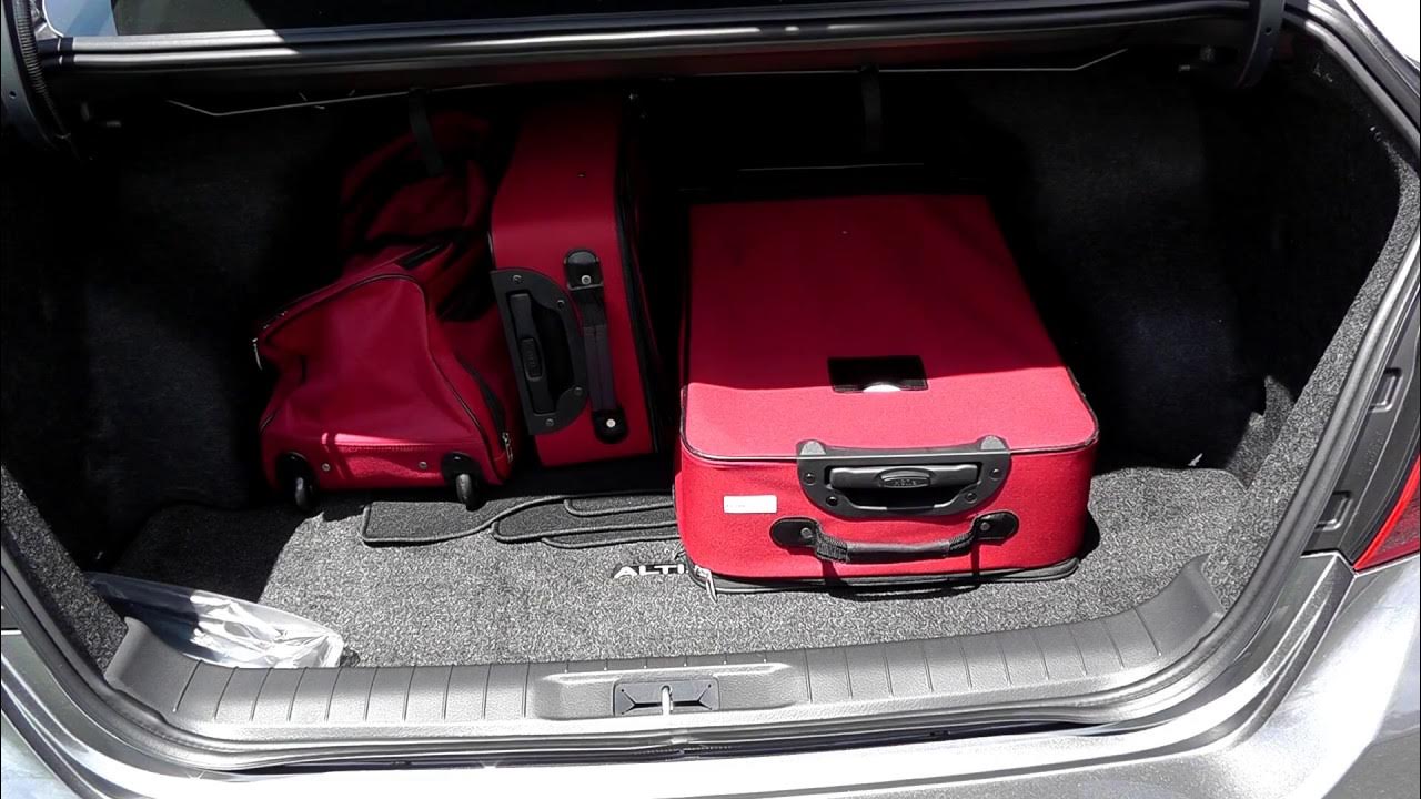 3 Piece Luggage Test 2017 Nissan Altima SR - YouTube