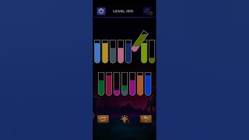 Sort Water Puzzle - Color Game gameplay level 190 - reel