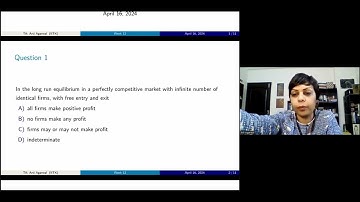 Week 12 - Monopoly, Oligopoly (Cournot, Stackelberg, Bertrand)