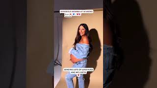 Gorgeous momma at 34 weeks pregnant ? shorts shortsfeed pregnancyvlogs motherhood viral