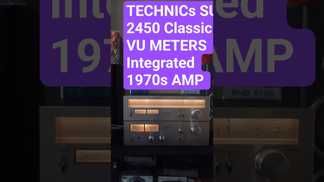 Testing soft warm Signature Sound Technics SU 2450 stereo classic