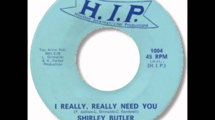 Shirley Butler - I Really Really Need You.