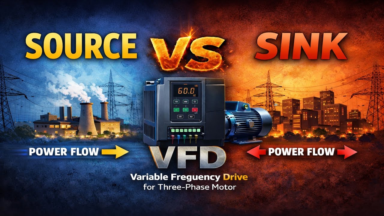 VFD Sink vs Source Explained (NPN vs PNP Made Simple) - YouTube