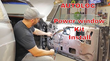 How to install an AutoLoc universal power window kit and an impala project update