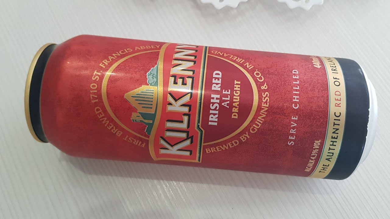 Kilkenny Irish Red Ale Draught Beer Opening 2019